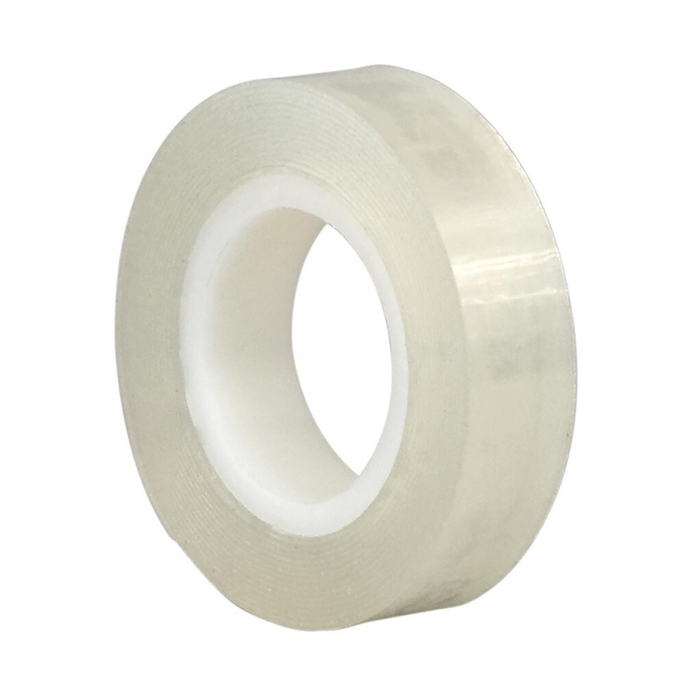 Clear Double-Sided Acrylic Foam Tape: 1/2" Wide, 27 yd Long, 31 mil Thick, Acrylic Adhesive