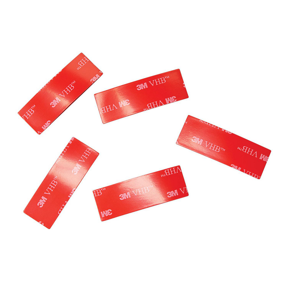 Clear Double-Sided Acrylic Tape: 1" Wide, 2 yd Long, 40 mil Thick, Acrylic Adhesive