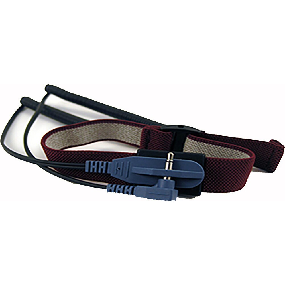 Grounding Wrist Straps; Size: Adjustable ; Attachment Method: Snap Lock ; Disposable or Reusable: No ; Material: Fabric ; Grounding Cord Included: Yes ; Cord Length: 10