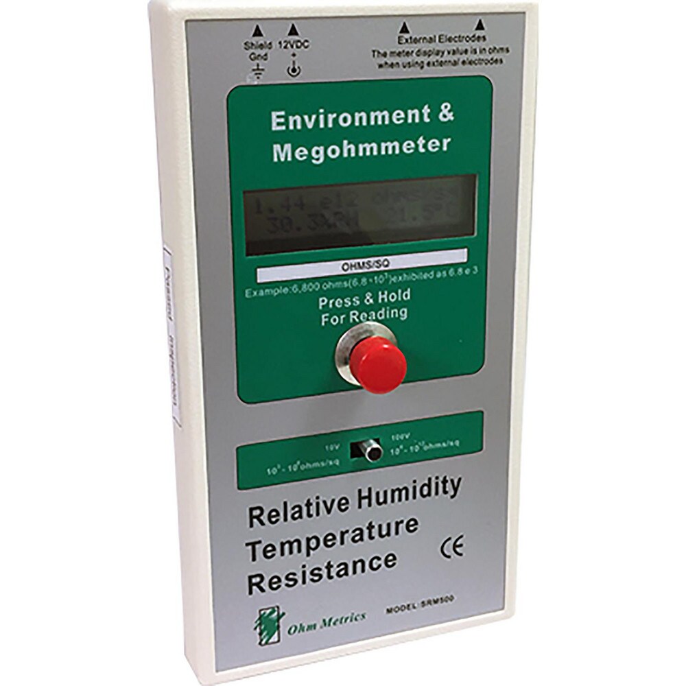 Anti-Static Monitors & Testers; Type: Resistance Meter ; Power Source: Battery ; Frequency Hz: 60