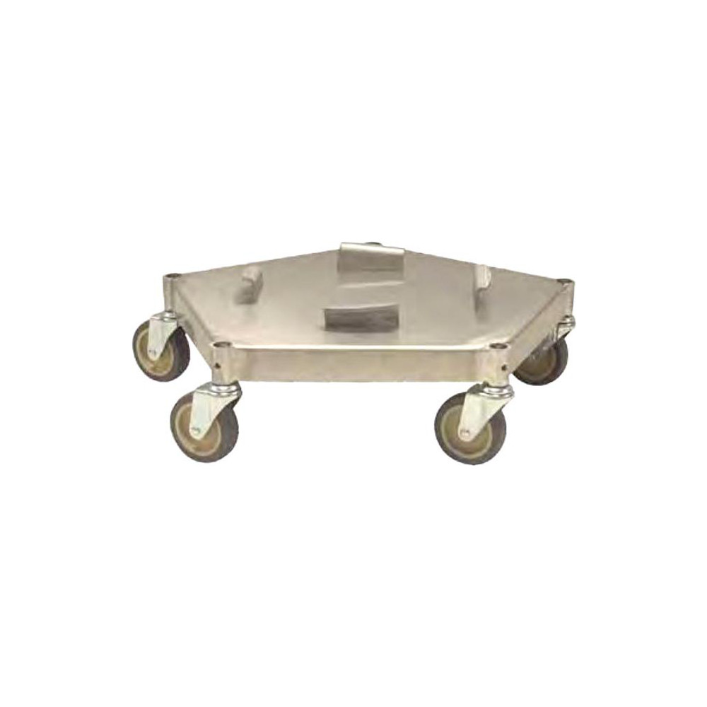 Trash Can Dollies: Product Type: Caster Dolly; Dolly Shape: Round; Compatible Container Capacity: 44; Compatible Container Series: WBAS180