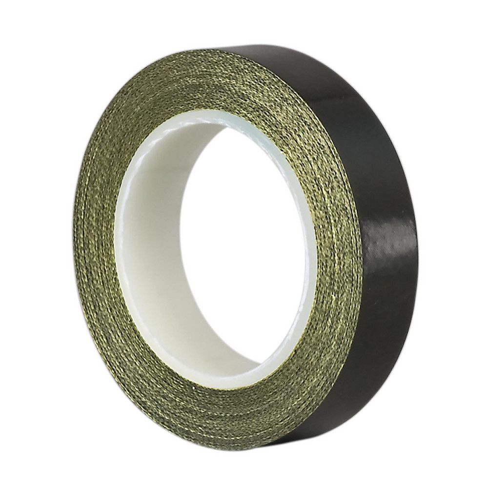 Made in USA Glass Cloth Tape 2" Wide, 18 yd Long, Black, Polytetrafluroethylene MSC