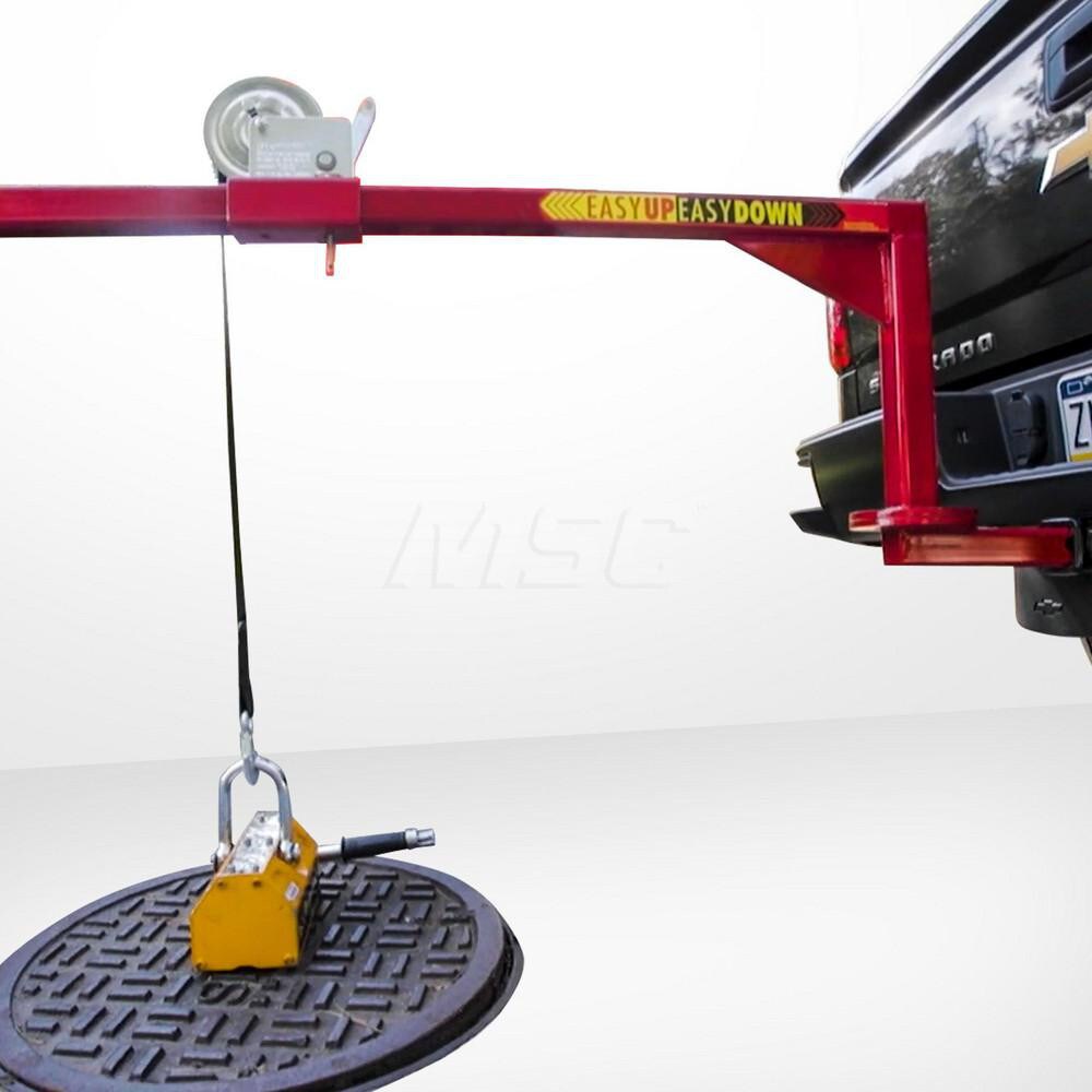 Manhole Equipment & Accessories; Lifter Type: Lid Lifter ; Lifter Load Capacity: 1200 ; Material: Steel ; Lift Mechanism: Magnet ; Color: Red