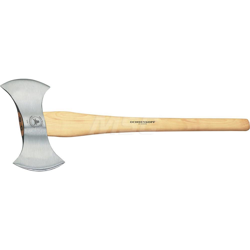 Hatchets & Axes; Type: Throwing Axe ; Overall Length Range: 24" and Longer ; Head Weight Range: 1 - 2.9 lbs. ; Handle Material: Hickory ; Blade Length (Inch): 5-15/16 ; Head Weight (Grams): 1200