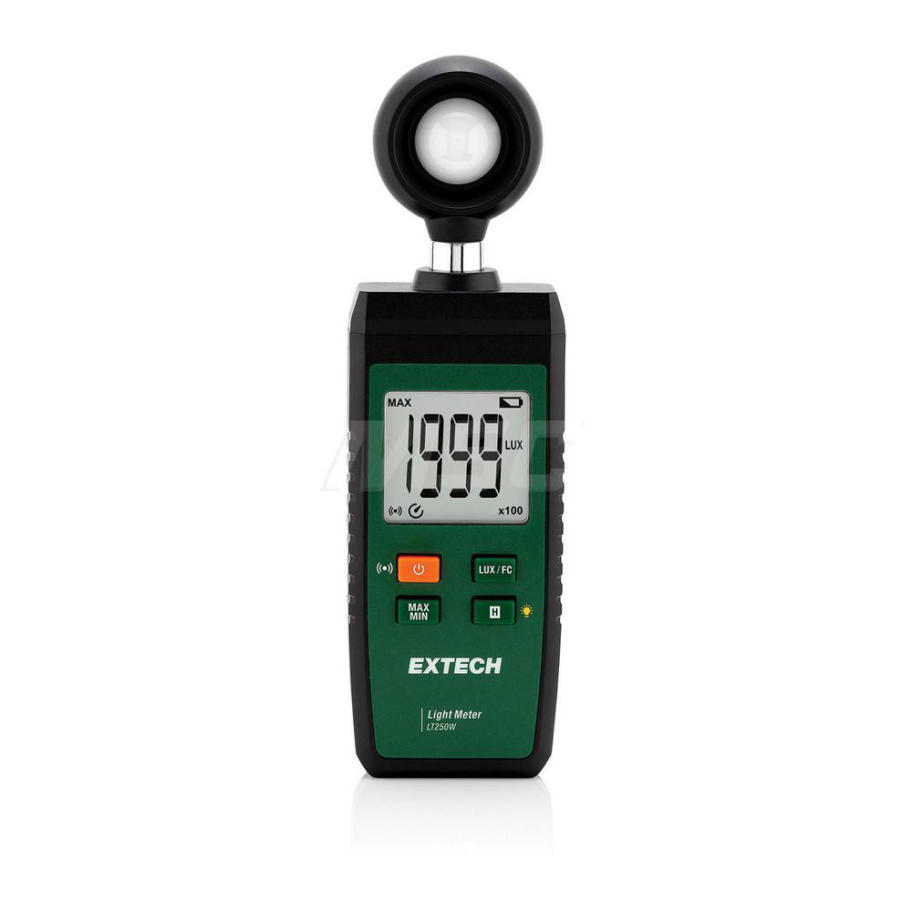 Extech The LT250W is a compact light meter with Bluetooth