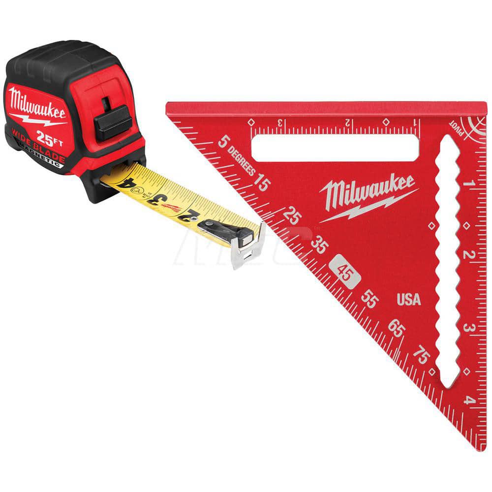 Milwaukee Tool - Tape Measure: 25' Long, 1–5/16 Width, Yellow Blade -  20759163 - MSC Industrial Supply