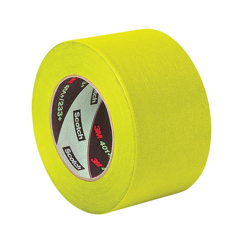 3M - High Temperature Masking Tape: 2″ Wide, 60 yd Long, 6.3 mil