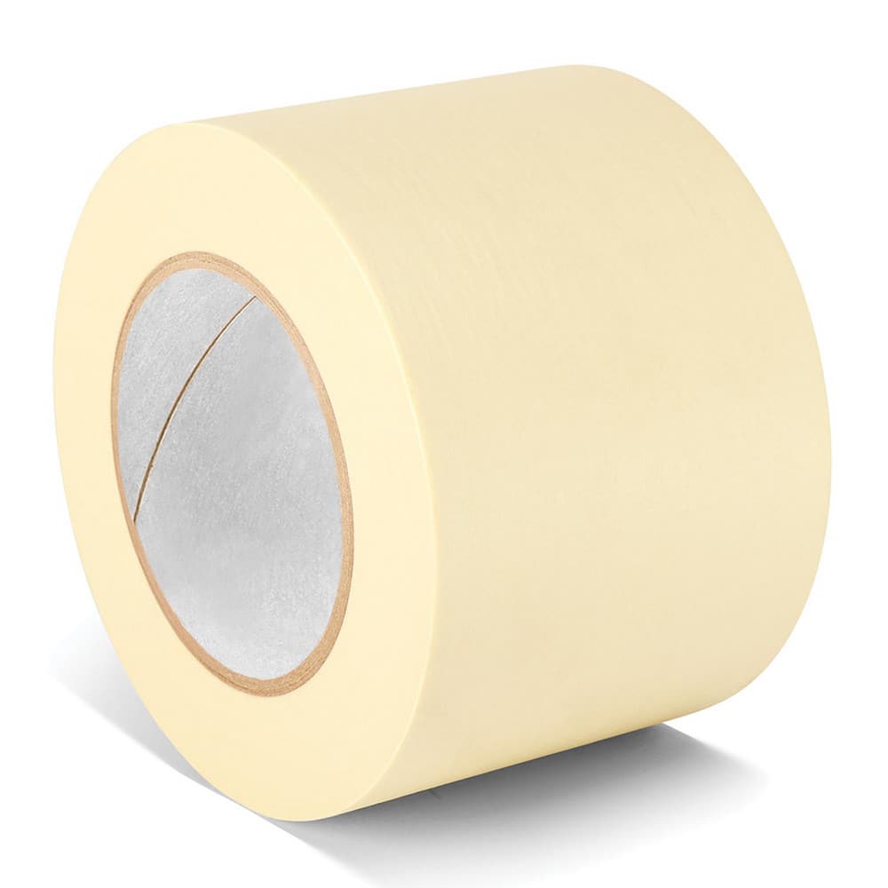 High Temperature Masking Tape: 1-1/2 Wide, 60 yd Long, 7 mil Thick, Tan