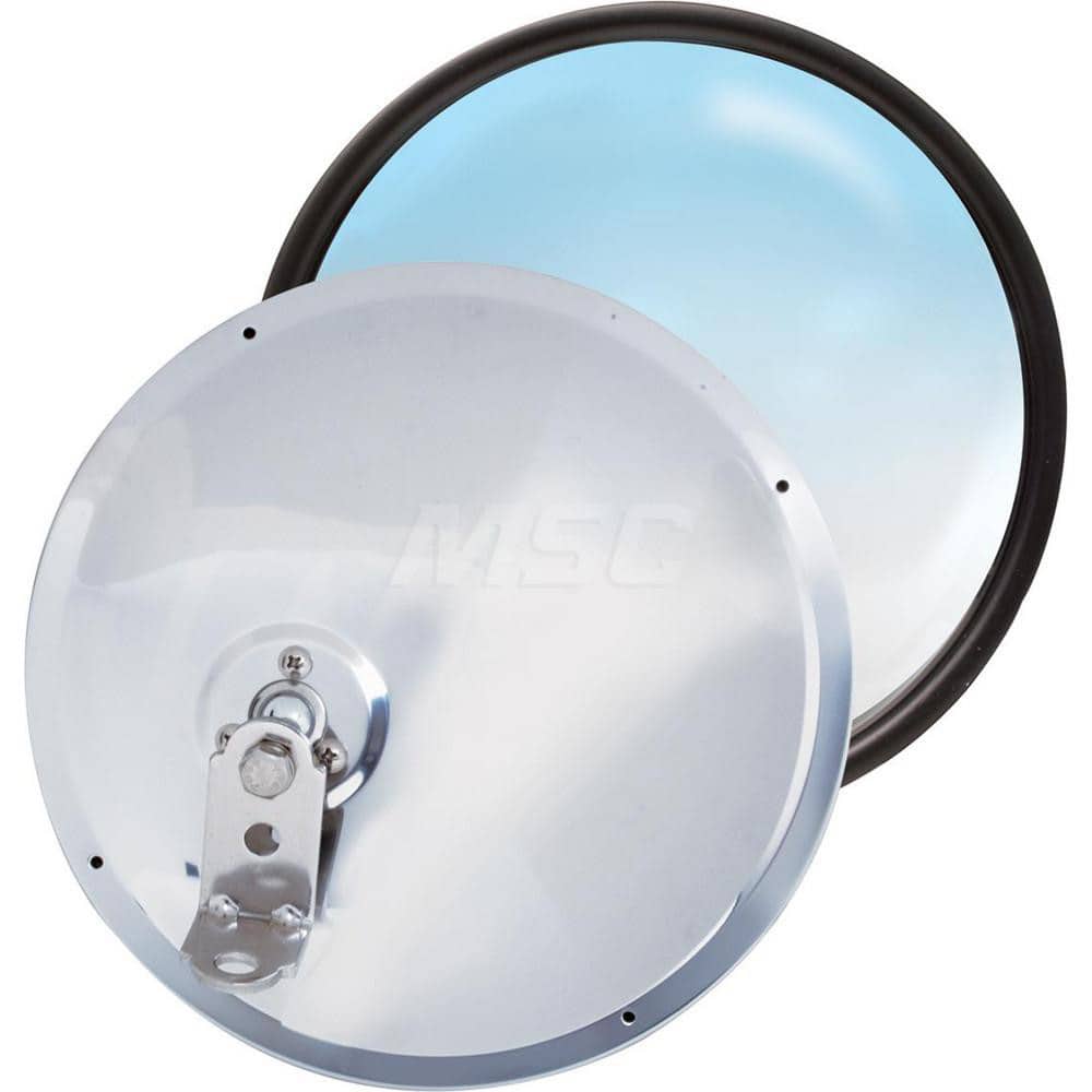RoadPro RP-20SOS Automotive Mirrors; Mirror Type: Convex Mirror ; Mirror Width: 9.2in ; Mirror Length: 8.1in ; Mirror Diameter: 7.5in ; Material: Stainless Steel ; Mirror Shape: Circular 