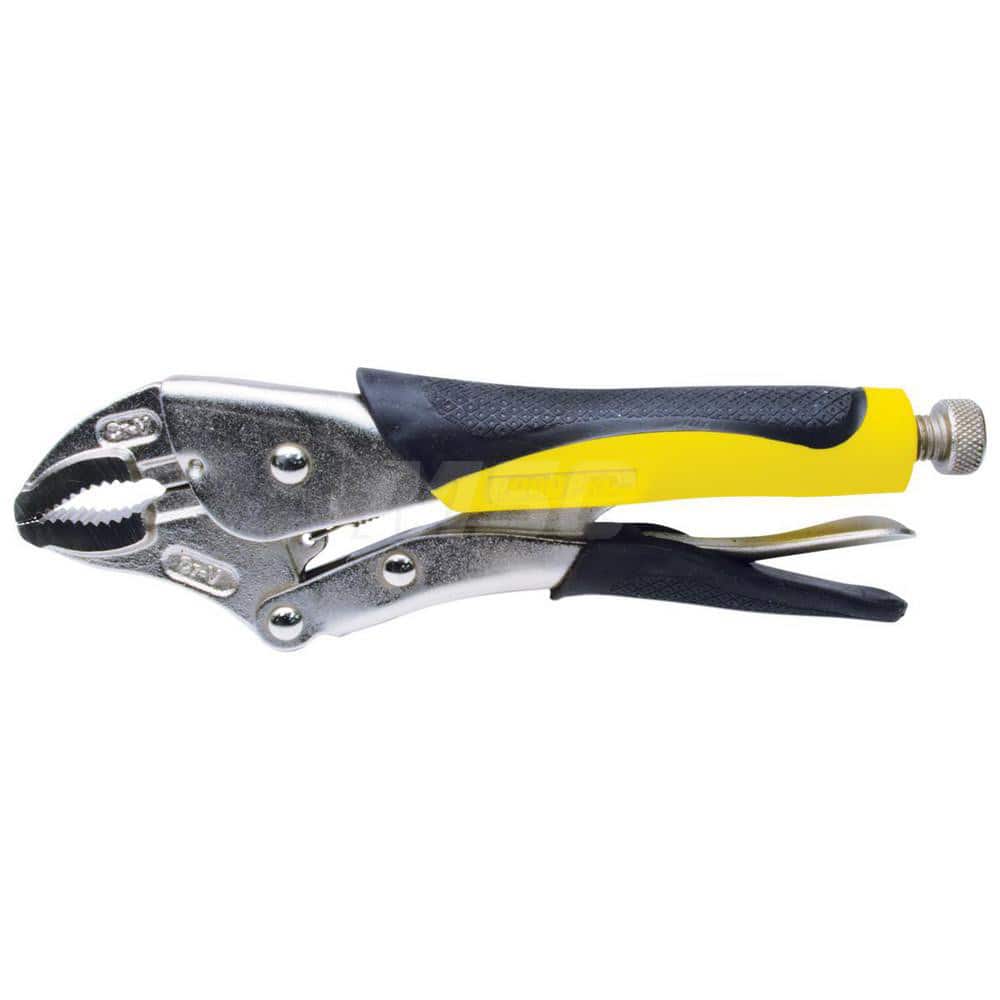 Pliers; Type: Locking ; Jaw Type: Grooved ; Overall Length (Inch): 10 ; Overall Length (Decimal Inch): 10.0000 ; Features: Curved