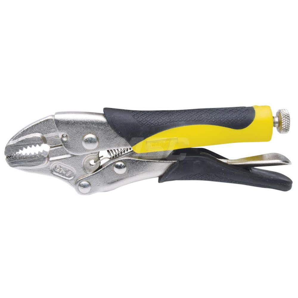 Pliers; Type: Locking ; Jaw Type: Grooved ; Overall Length (Inch): 5 ; Overall Length (Decimal Inch): 5.0000 ; Features: Curved