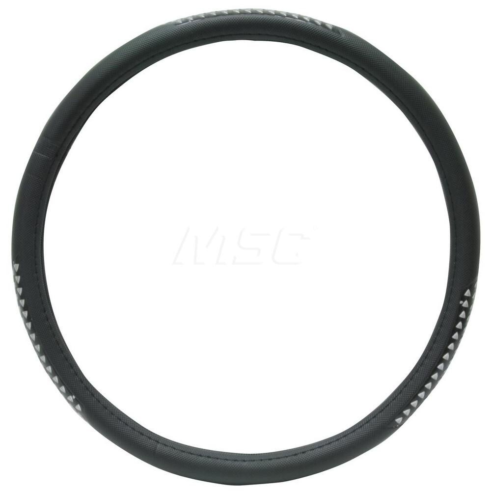 Vehicle Interior Covers; Type: Steering Wheel Cover ; Color: Black ; Width (Inch): 18