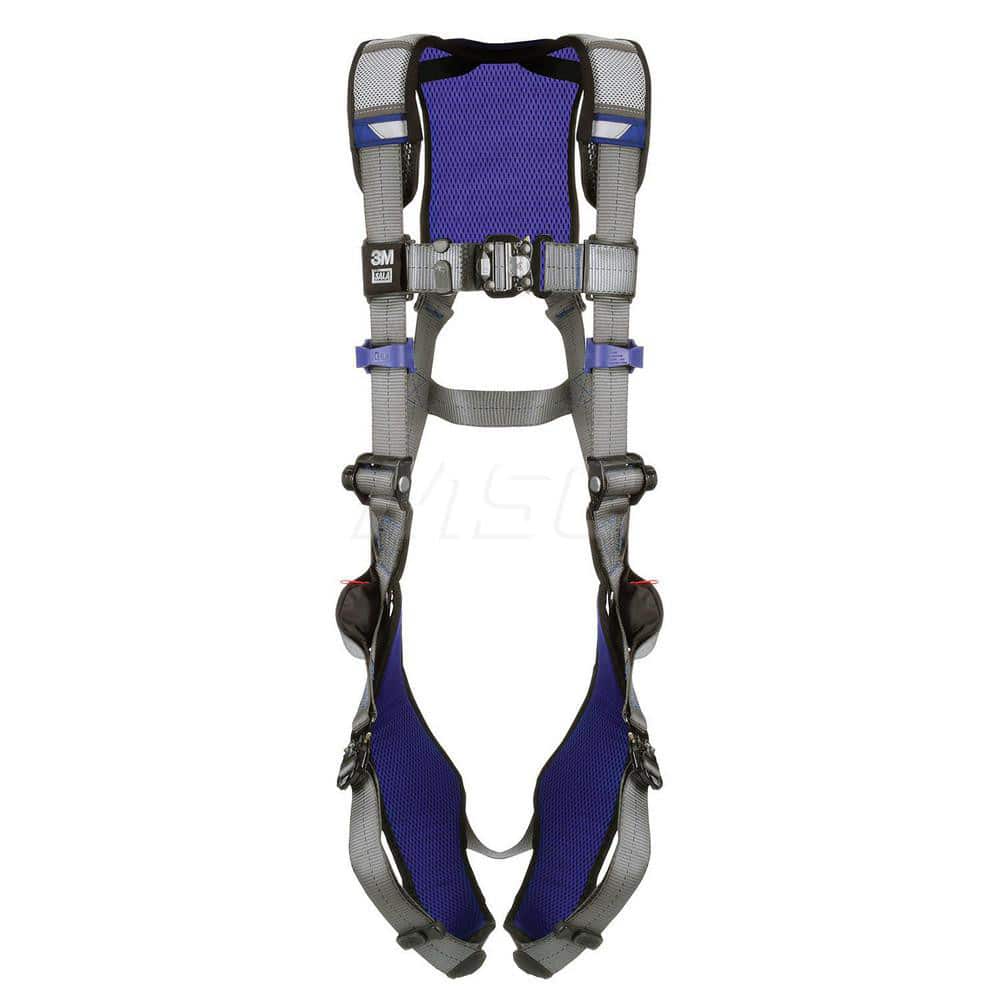 Fall Protection Harnesses: 420 Lb, Vest Style, Size Small, For General Purpose, Back