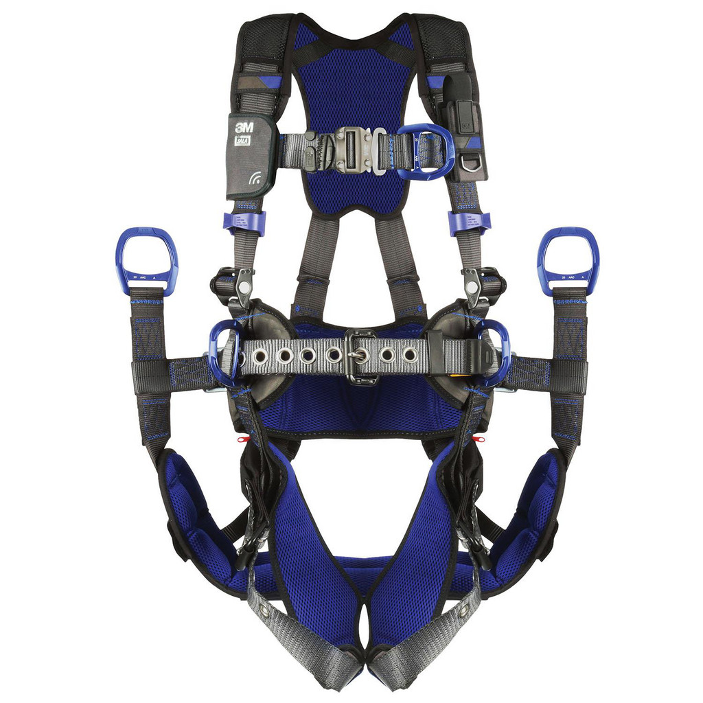 DBI-SALA | ExoFit Fall Protection Harnesses: 420 Lb, Tower Climbers Style, Size Small, For Climbing Positioning & Suspension, Back Front & Hips