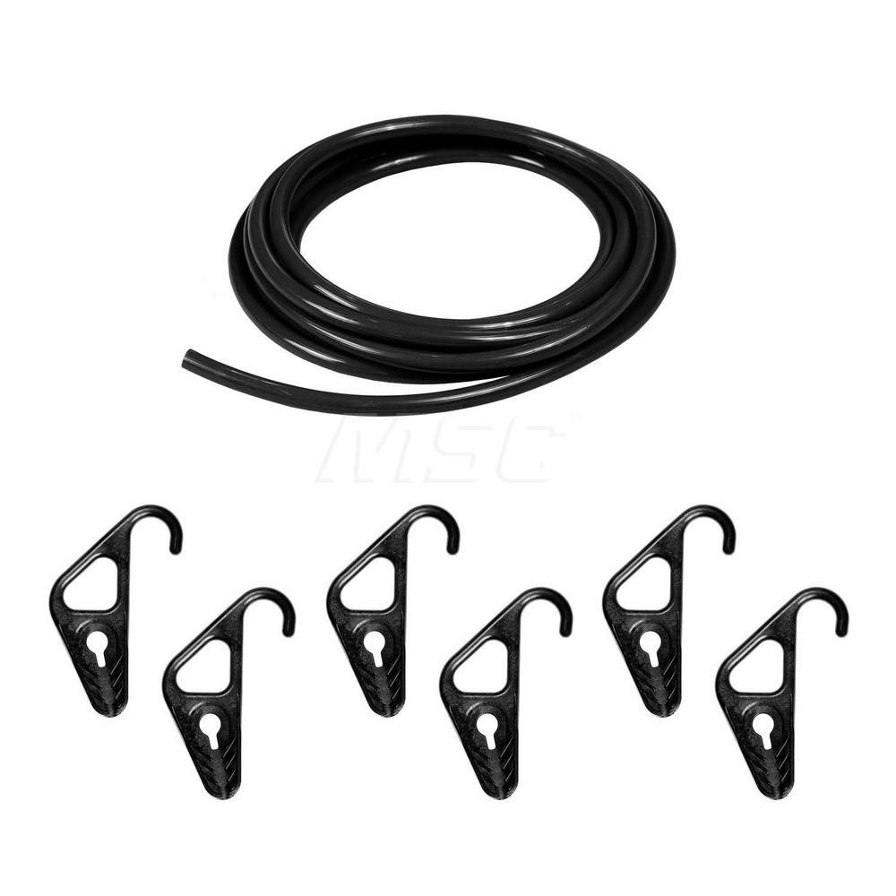 Bungee: 10' OAL, 1/4" Head Dia, 6 Hooks