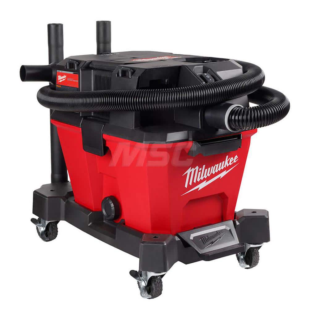 Milwaukee Tool 0910-20 Wet/Dry Vacuum: Battery, 6 gal, 3.5 hp 