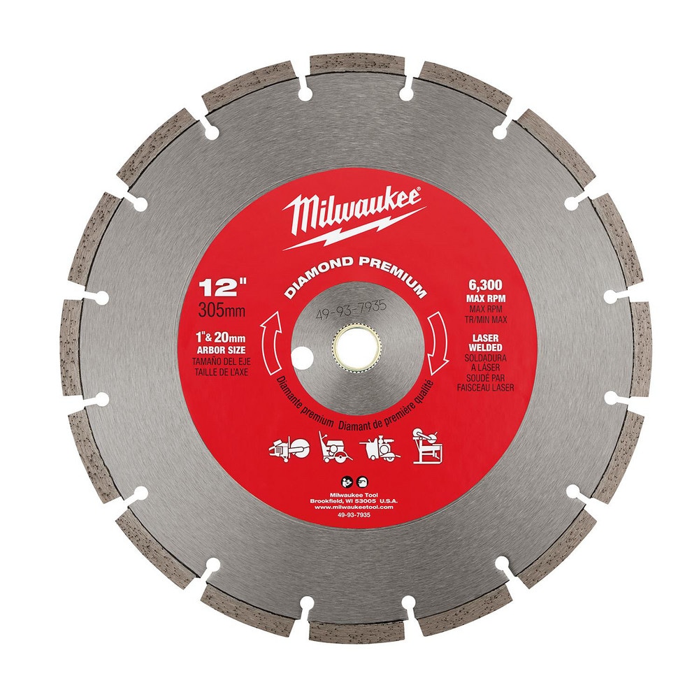 Milwaukee Tool - Wet & Dry-Cut Saw Blades; Blade Diameter (Inch): 12 ...