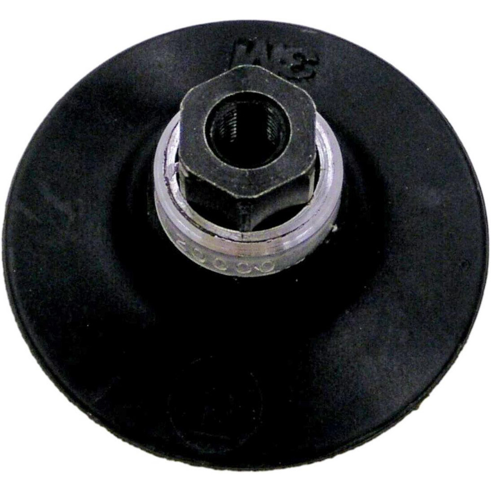 Disc Backing Pad:  3" Dia,  Quick-Change Type TR / Type 3