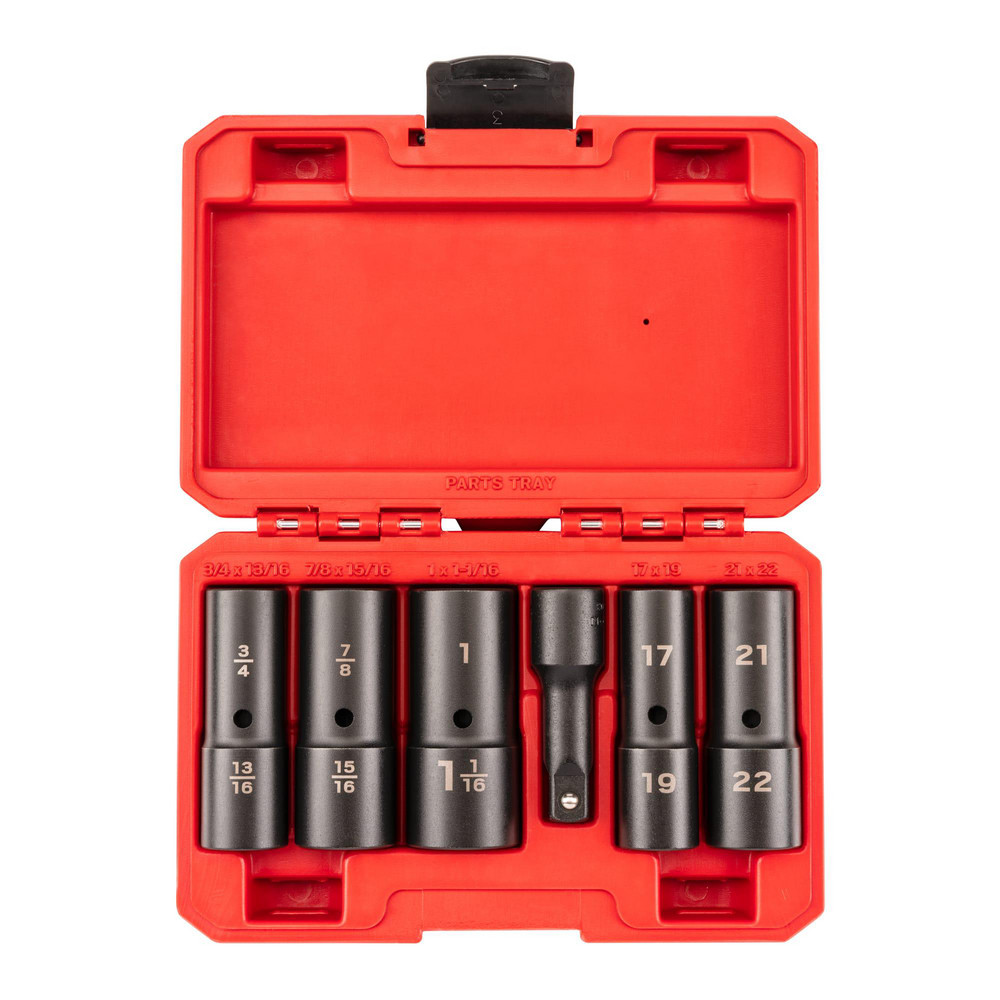 Tekton Deep Socket Set Thin Wall Socket Set 6 Pc, MSC Direct