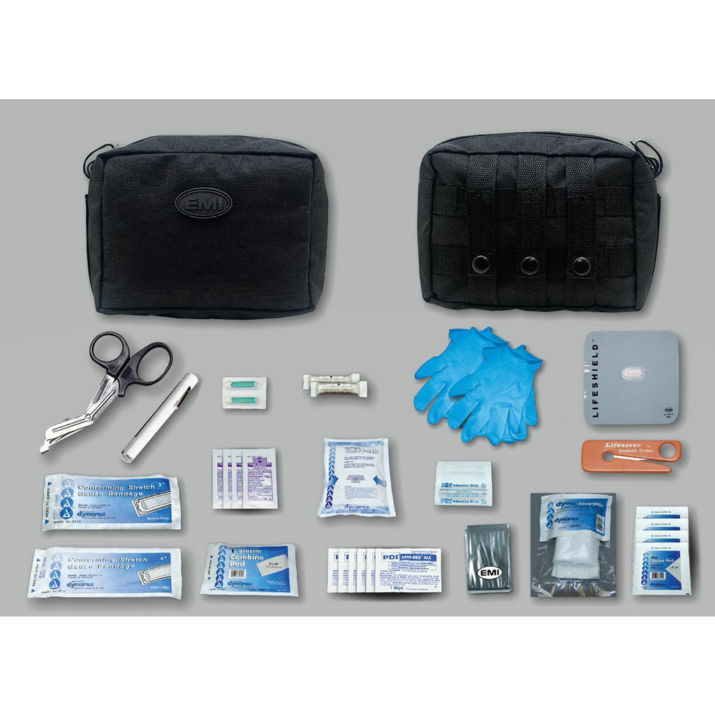 EMI | Molle - Pac Trauma Kit 43 Pc First Aid First Aid Kit for 2: | Part #9110