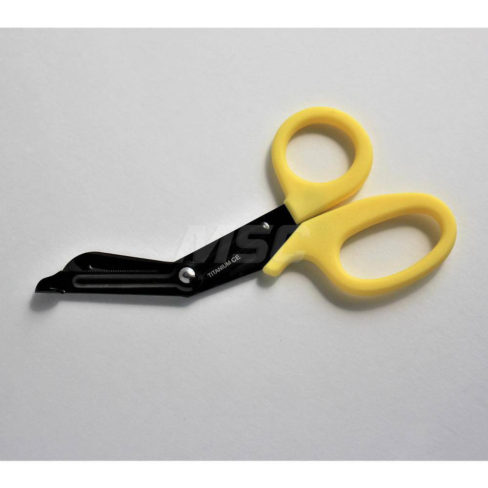 Scissors, Forceps & Tweezers; Product Type: Scissor ; Tip Shape: Blunt ; Blade Style: Straight; Curved ; Disposable: No ; Length (Inch): 7.25 ; Blade Material: Titanium