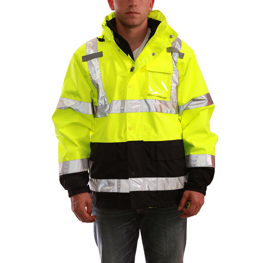 Tingley Rain & Chemical Resistant Jacket 2XLarge, Fluorescent