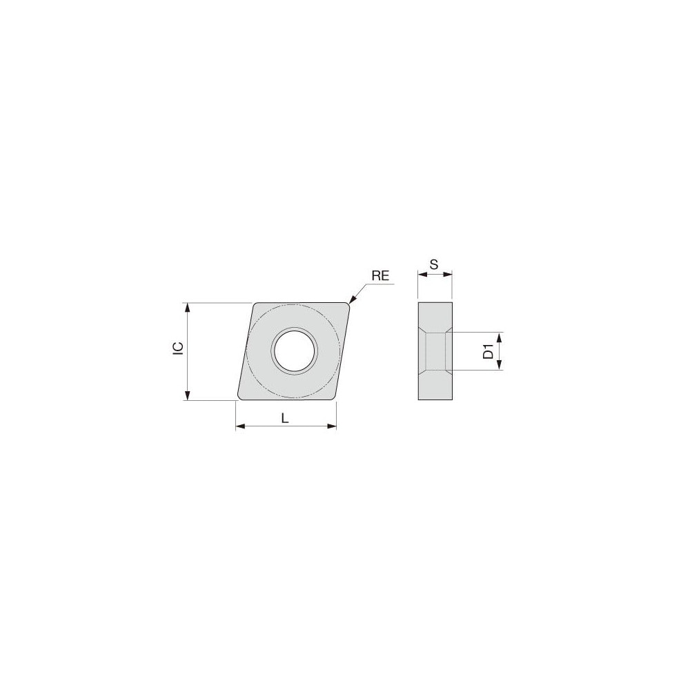 Tungaloy - Turning Insert: CNMM644TRS T9235, Solid Carbide