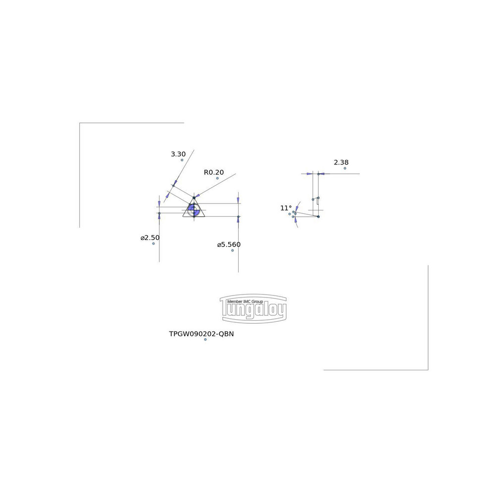 Tungaloy - Turning Insert: TPGW73YQBN BX360, PCBN | MSC Direct