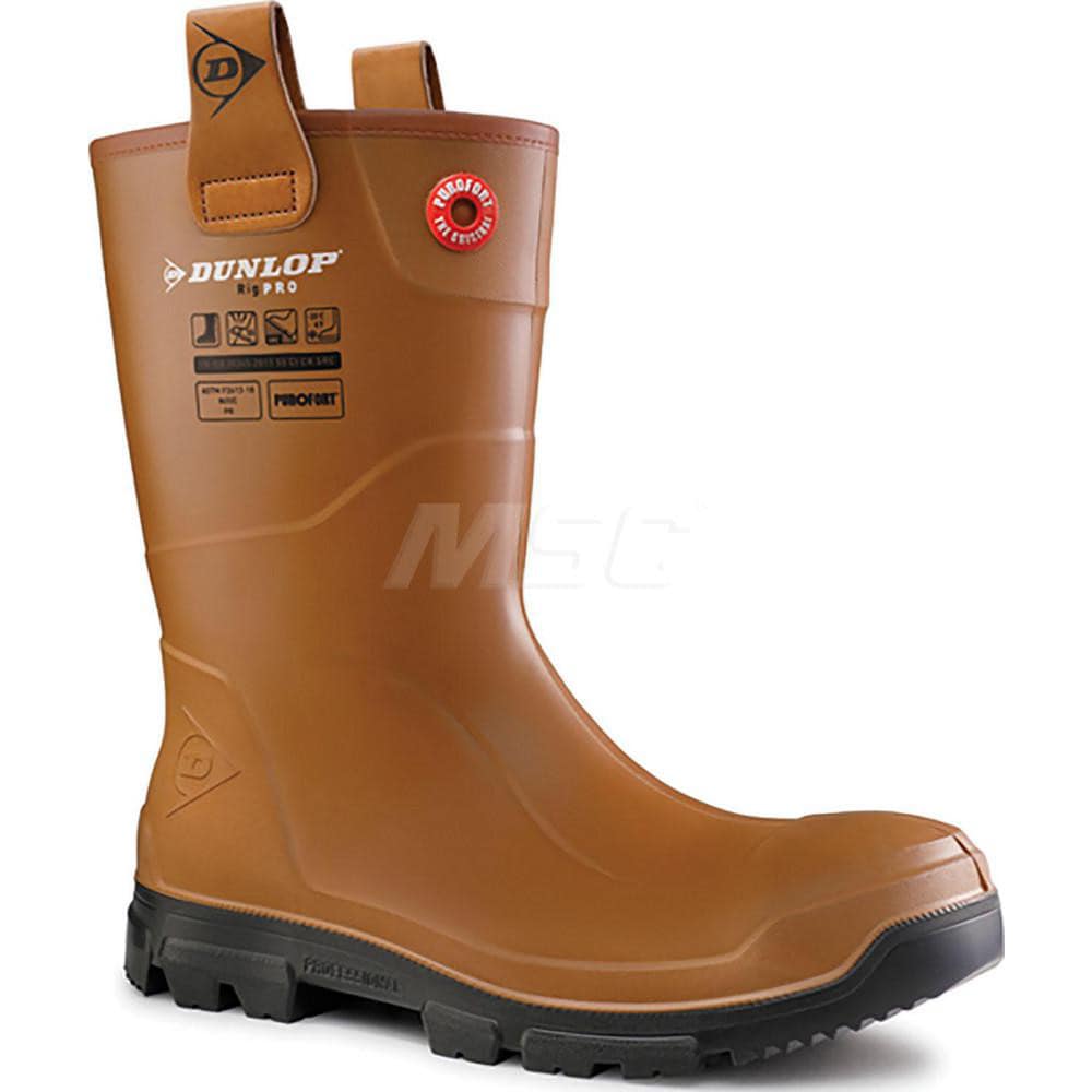 Dunlop Protective Footwear - Work Boot: Size 9, Polyurethane, Steel ...