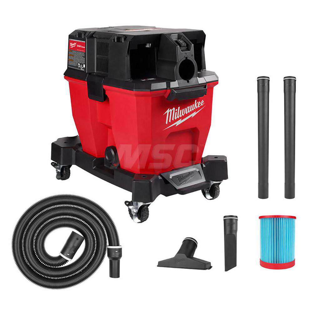 Milwaukee Tool Wet/Dry Vacuum Battery, 9.0 gal, 4.2 hp MSC Direct