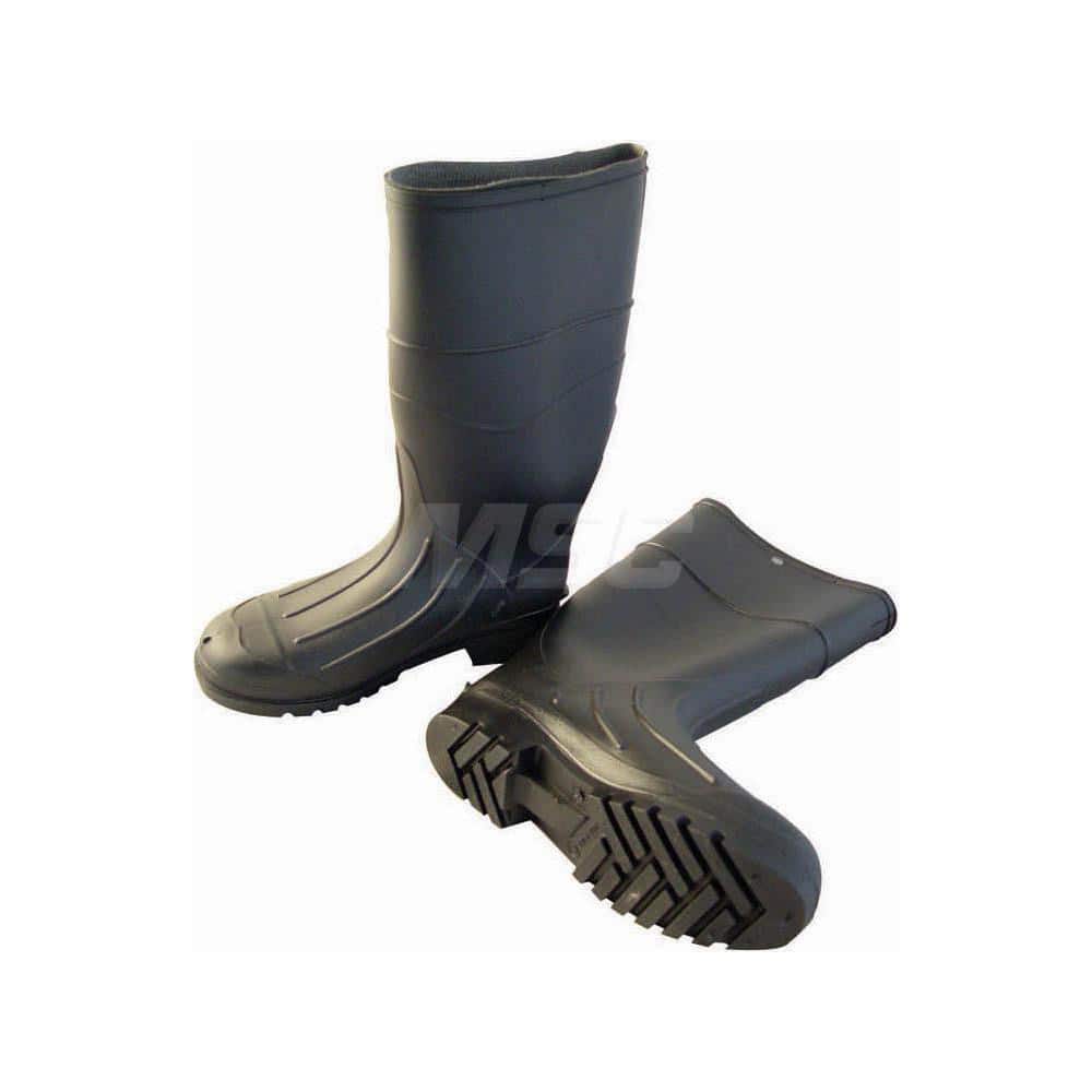 Bon Tool 84-258 Work Boot: Size 10, 16" High, Rubber, Rubber Toe 