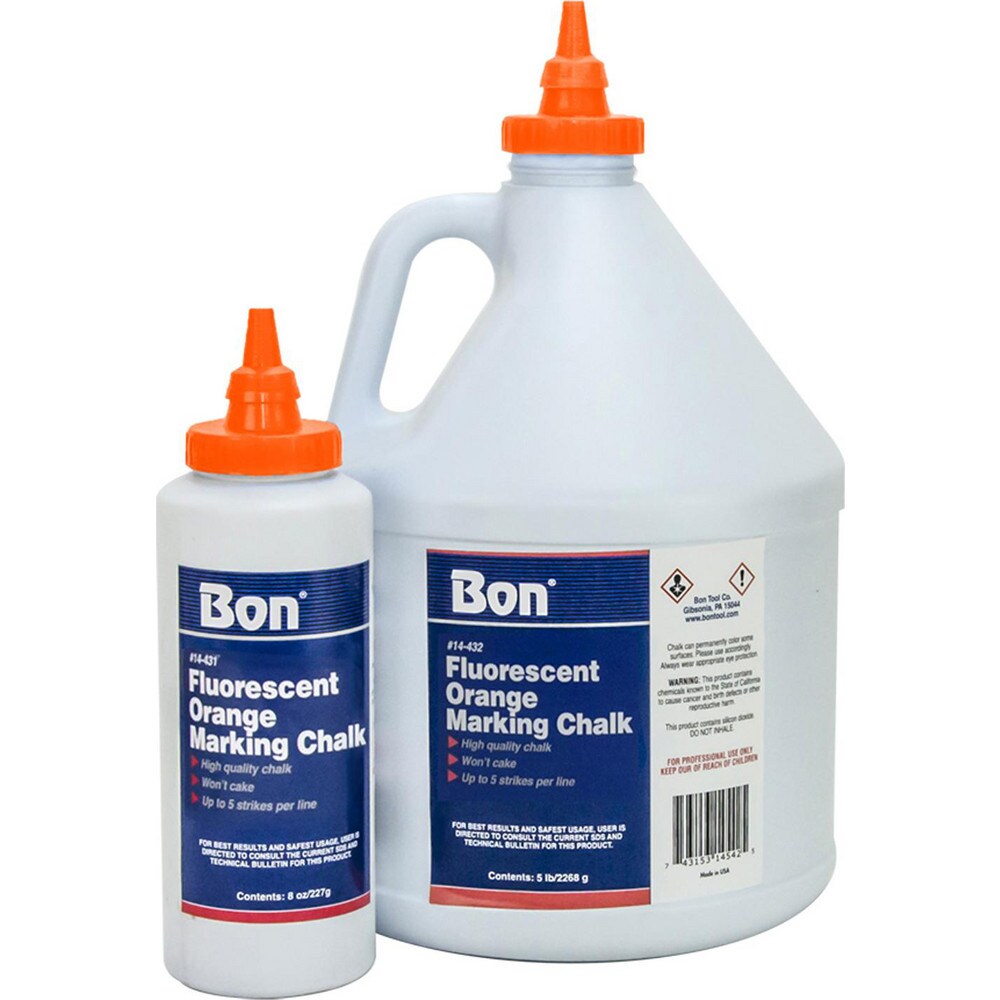 Chalk Refills; Type: Chalk ; Color: Orange; Orange ; Container Size: 5 lb
