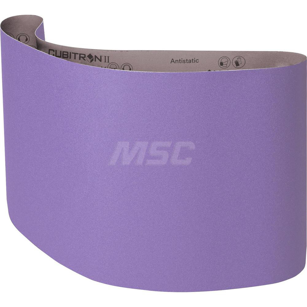 3M Abrasive Belt 10" Wide, 80" OAL, 180 Grit, Ceramic MSC Direct