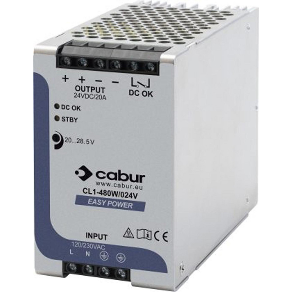 Cabur Power Supplies; Mounting Type DIN Rail Mount; Output Wattage