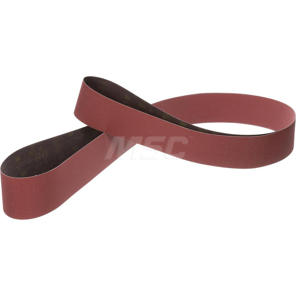 3M Abrasive Belt 4" Wide, 132" OAL, 120 Grit, Ceramic MSC Direct