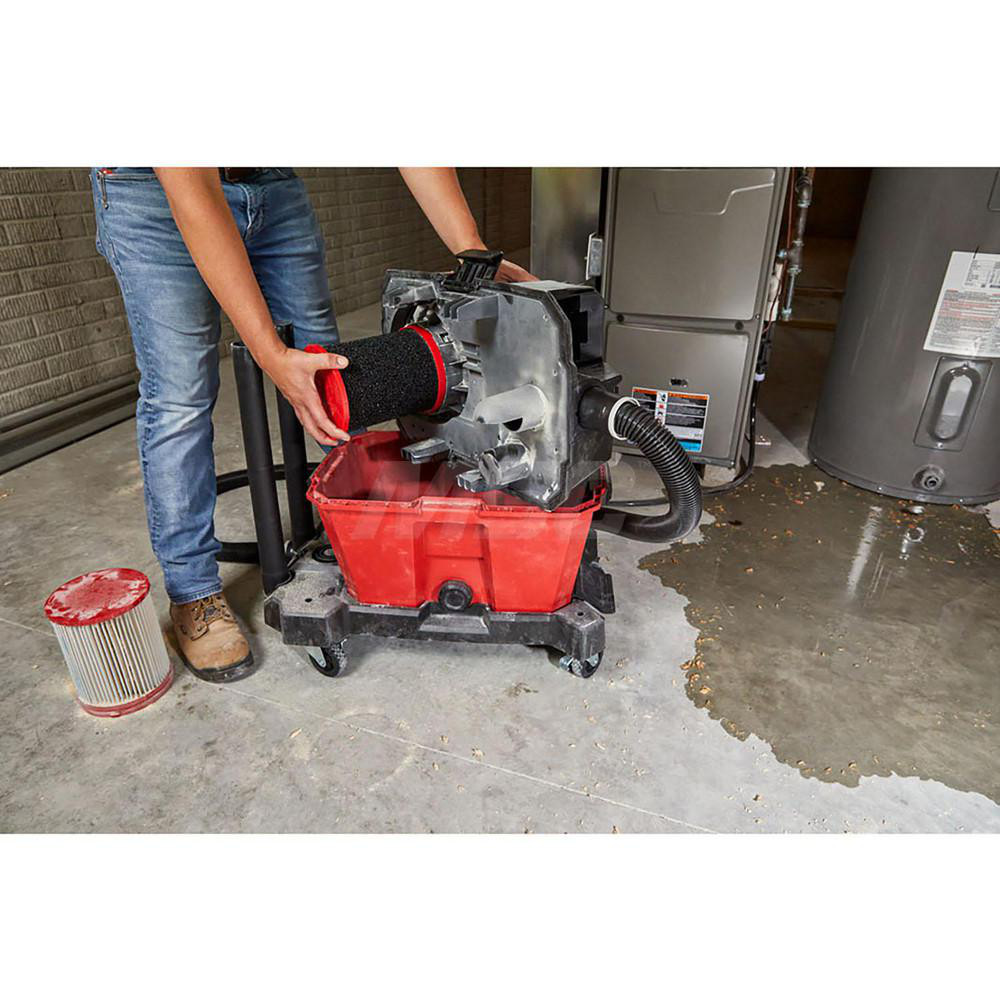 Milwaukee Tool Vacuum Cleaner Foam Filter Dry & Wet Pickup, Unrated