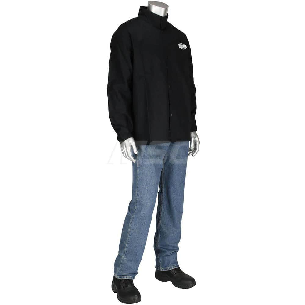 PIP 7050B/M Jacket: Flame-Resistant & Welding, Size Medium, Sateen Cotton 