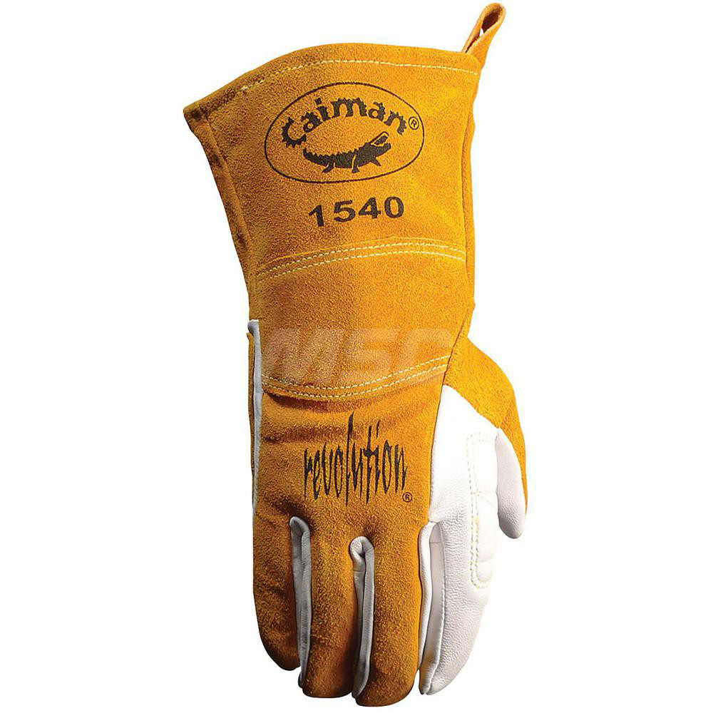 PIP Welding Gloves Caiman 1540, UncoatedCoated, Grain Goatskin