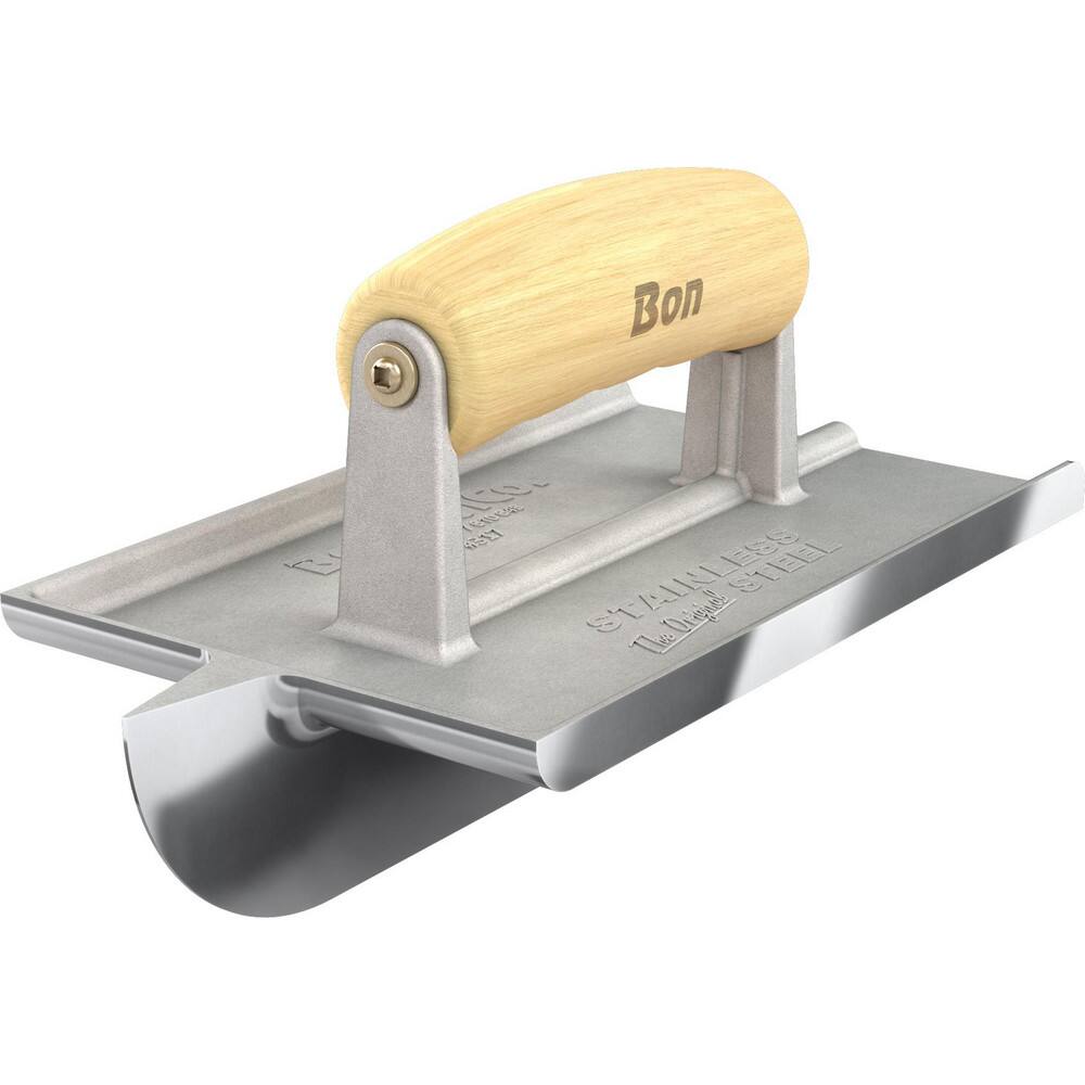 Trowels; Type: Hand Groover ; Trowel Type: Hand Groover ; Blade Type: V-Notch ; Blade Material: Stainless Steel ; Handle Material: Wood