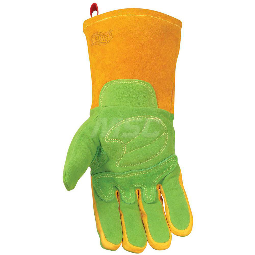 PIP Welding Gloves Caiman 1816, UncoatedCoated, Grain Deerskin