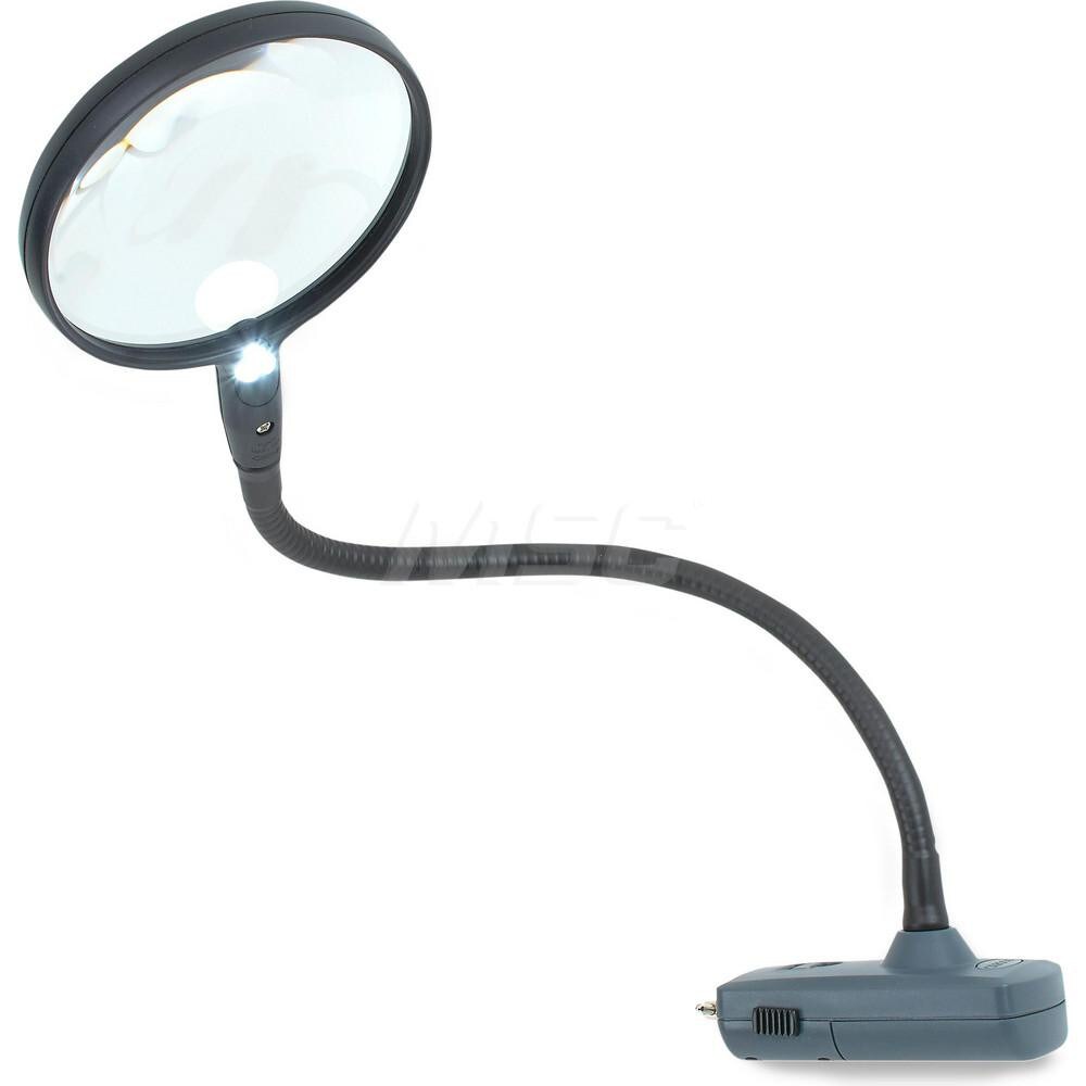 Handheld Magnifiers; Mount Type: Stand ; Maximum Magnification: 3.5x ; Number Of Magnification Levels: 2 ; Lens Shape: Round ; Focal Distance: 3.9in ; Lens Diameter: 4.27 in
