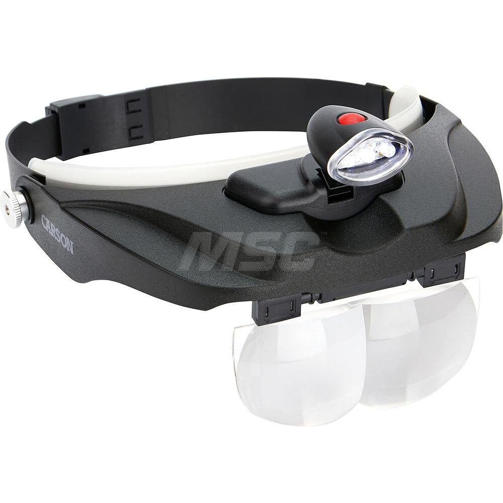 Handheld Magnifiers; Mount Type: Eyeglass Frame ; Maximum Magnification: 3x ; Number Of Magnification Levels: 4 ; Lens Shape: Rectangular ; Focal Distance: 4.9in ; Focal Distance (Inch): 4.9in