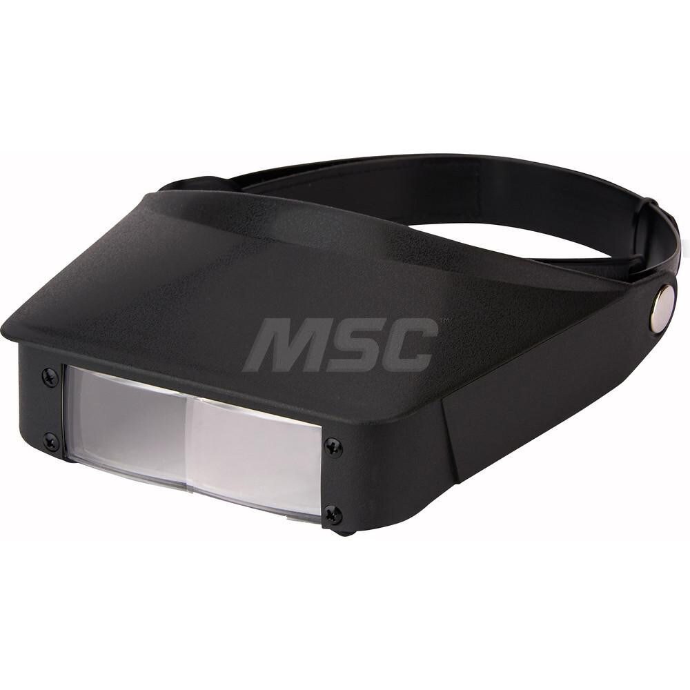 Handheld Magnifiers; Mount Type: Eyeglass Frame ; Maximum Magnification: 3x ; Number Of Magnification Levels: 2 ; Lens Shape: Rectangular ; Focal Distance: 4.9in ; Focal Distance (Inch): 4.9in