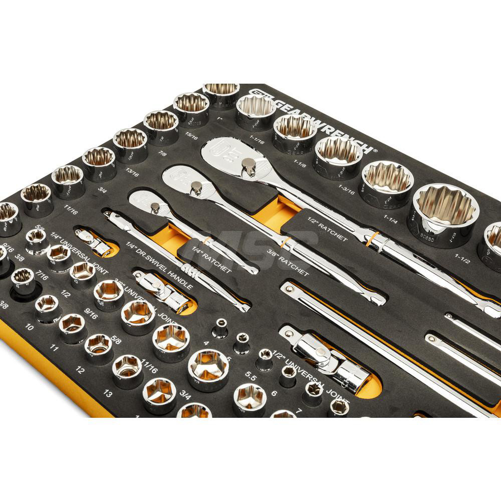 Trinquete De Lágrima GEARWRENCH 8-1/4 Pulgadas | 84 Dientes, Arco De 4.3 Grados | Acero Aleación, Acabado Cromado
