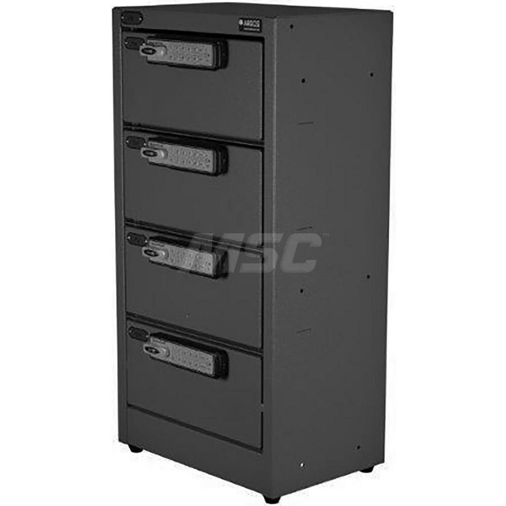 Gun Cabinets & Accessories; Type: Personal Locker ; Width (Inch): 12 ; Depth (Inch): 8 ; Height (Inch): 23 ; Type of Weapon Accomodated: M9 ; Gun Capacity: 8