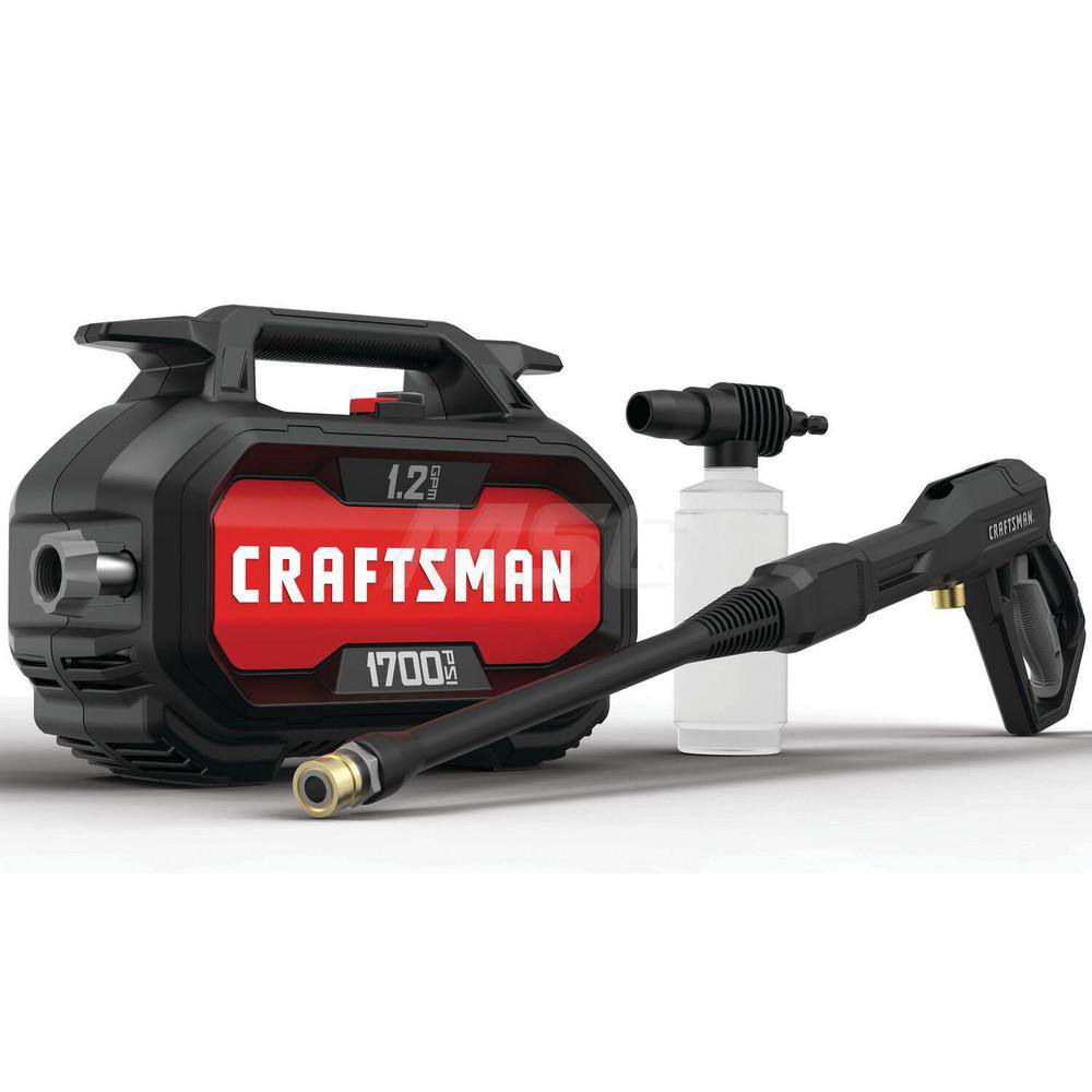 Craftsman CMEPW1700 Pressure Washer: 1,700 psi, 1 GPM, Electric, Cold Water 