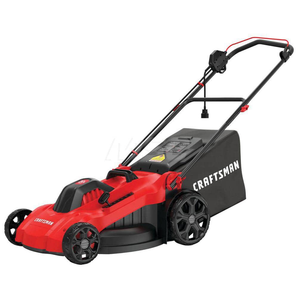 Craftsman CMEMW213 Lawn Mowers; Mower Type: Walk Behind ; Cutting Width: 20in ; Discharge Type: Side/Bag ; Front Wheel Diameter: 7in ; Rear Wheel Diameter: 10in ; Standards: UL Listed 