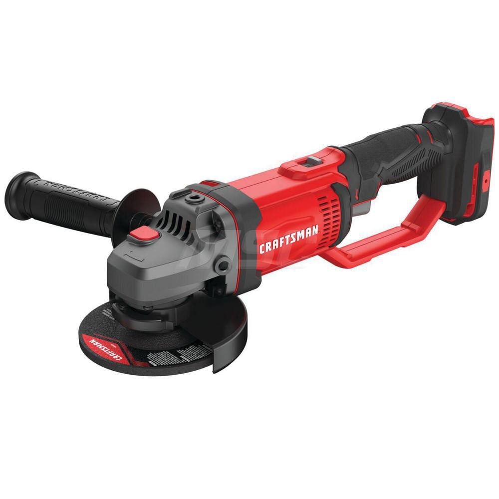 Craftsman CMCG400B Cordless Angle Grinder: 4-1/2" Wheel Dia, 8,500 RPM, 20V 