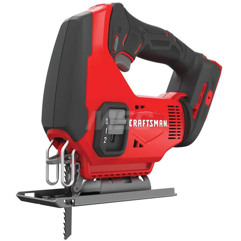 Craftsman CMCS600B Cordless Jigsaws; Voltage: 20.00 ; Stroke Length: 0.75 ; Battery Included: No ; Battery Chemistry: Lithium-ion ; Number Of Batteries: 0 ; Battery Series: 20V MAX* 