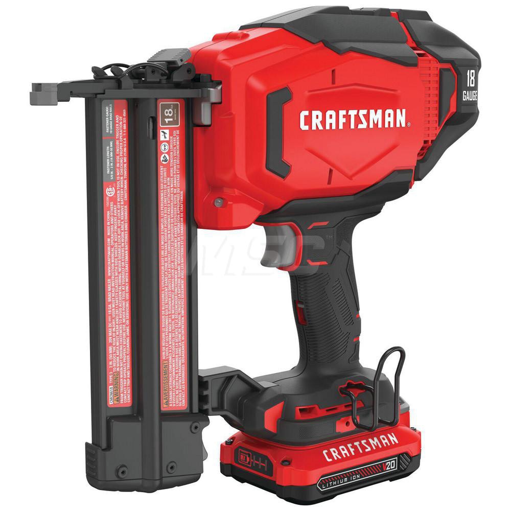 Craftsman CMCN618C1 Cordless Brad Nailer: 20V, 2" Nail Length 